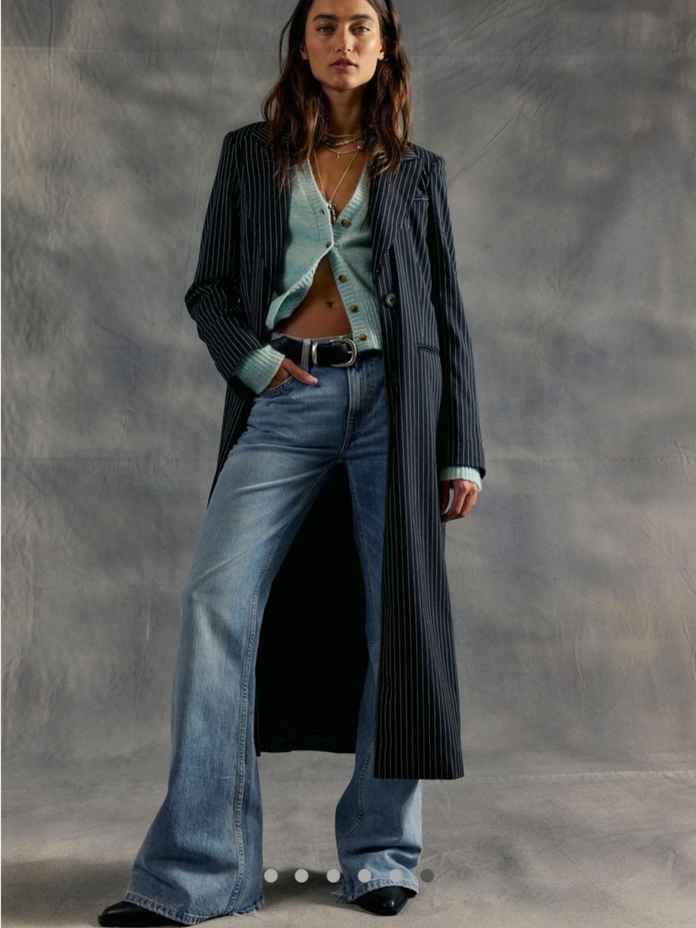 Free People We The Free West Coast Relaxed Flare Jeans -NWT 30